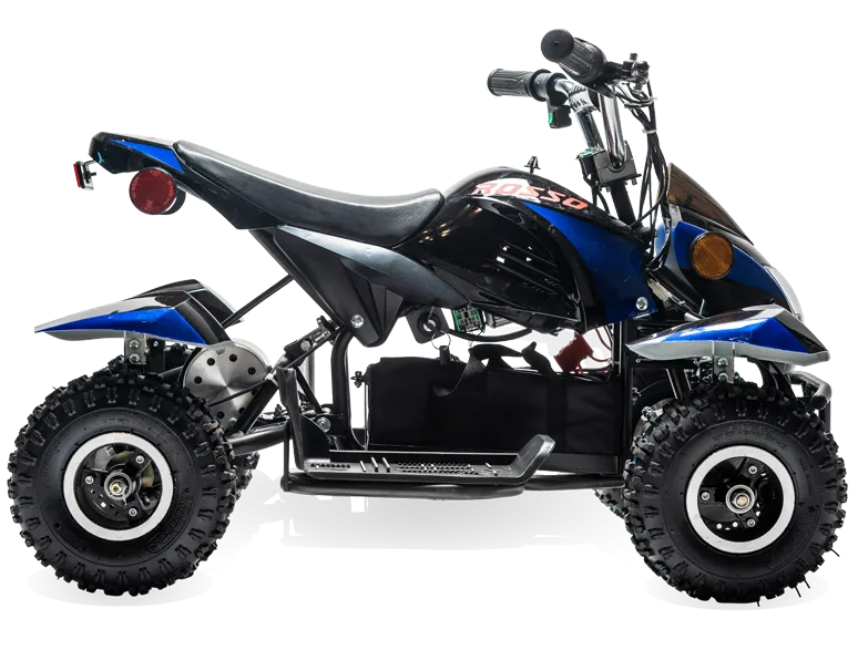 eQuad S Blue 500W ATV 4 Wheeler for Kids